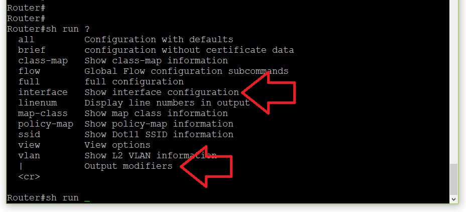 command options